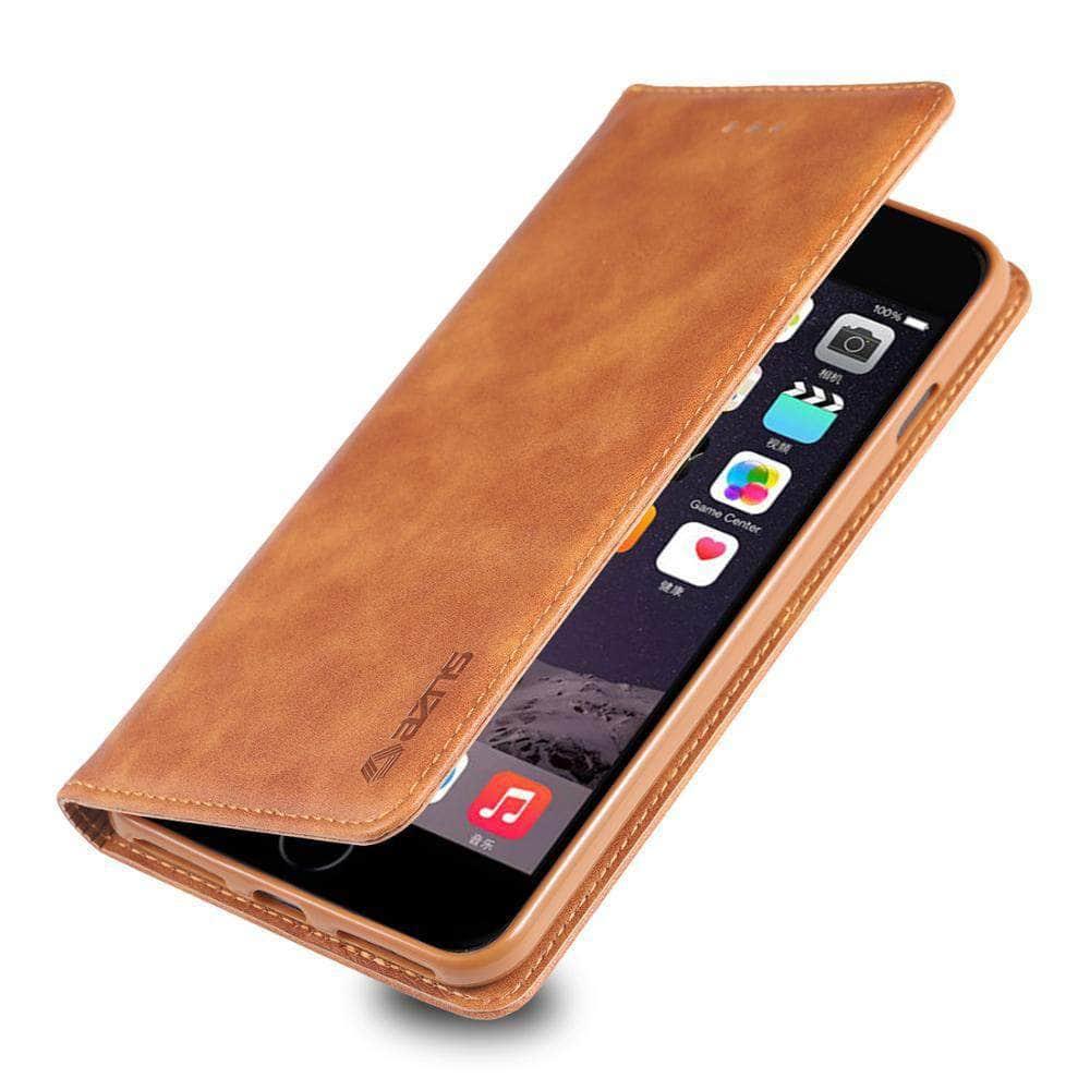 iPhone SE 2020 Leather Phone Wallet Card Slot Case - CaseBuddy