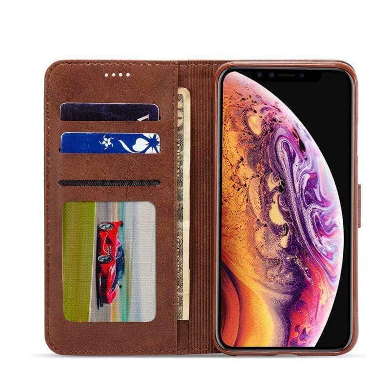 CaseBuddy Australia Casebuddy Leather iPhone Wallet Flip Case