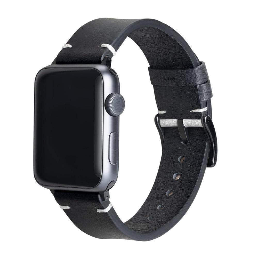 Leather Strap Apple Watch 6 5 4 3 SE 44/42/40/38 Two-Color - CaseBuddy