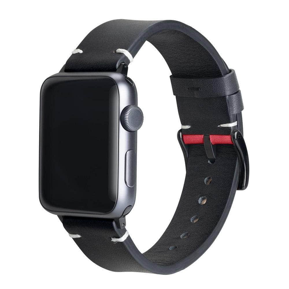 Leather Strap Apple Watch 6 5 4 3 SE 44/42/40/38 Two-Color - CaseBuddy