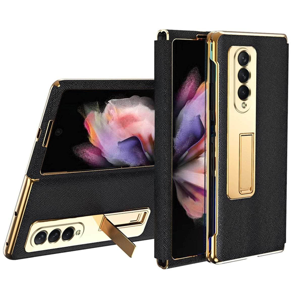 CaseBuddy Australia Casebuddy Luxury Galaxy Z Fold 3 Foldable Kickstand Front Cover