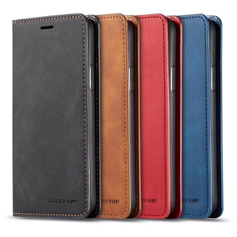 CaseBuddy Casebuddy Magnetic Leather Flip Phone Case Apple iPhone 11 Luxury Wallet Cover Anti-knock  Fashion Business