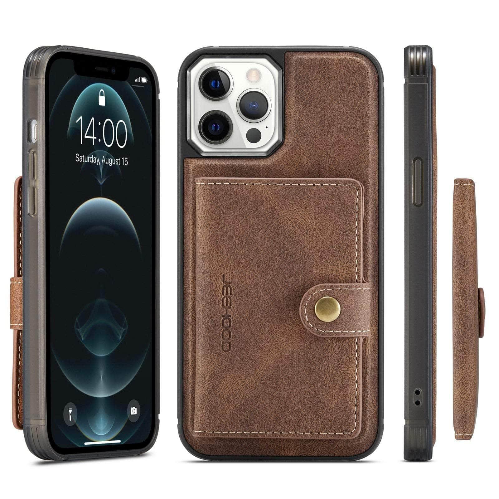 CaseBuddy Australia Casebuddy Magnetic Magsafe Leather Case iPhone 12 Stand Holder