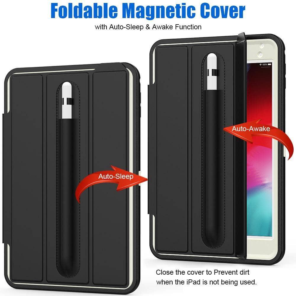 Magnetic Smart Sleep Awake Trifold Cover Case iPad Mini 5 2019 A2133 - CaseBuddy