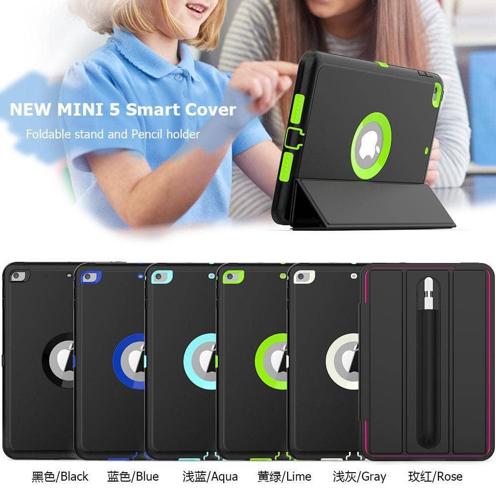 Magnetic Smart Sleep Awake Trifold Cover Case iPad Mini 5 2019 A2133 - CaseBuddy