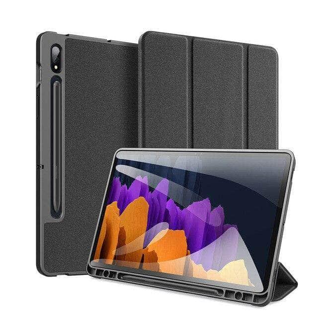 Pencil Holder Galaxy Tab S7 Plus 12.4 T970 T975 Smart Magnetic Cover - CaseBuddy