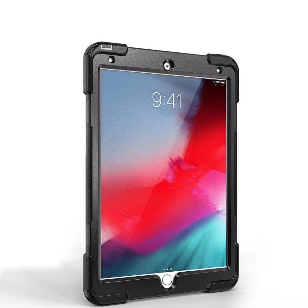 CaseBuddy Casebuddy Premium Armor Shockproof Hand Shoulder Strap Case iPad Air 3 2019 with Pencil Holder