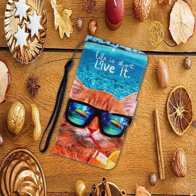 Printed Fun Style Leather Case Galaxy - CaseBuddy