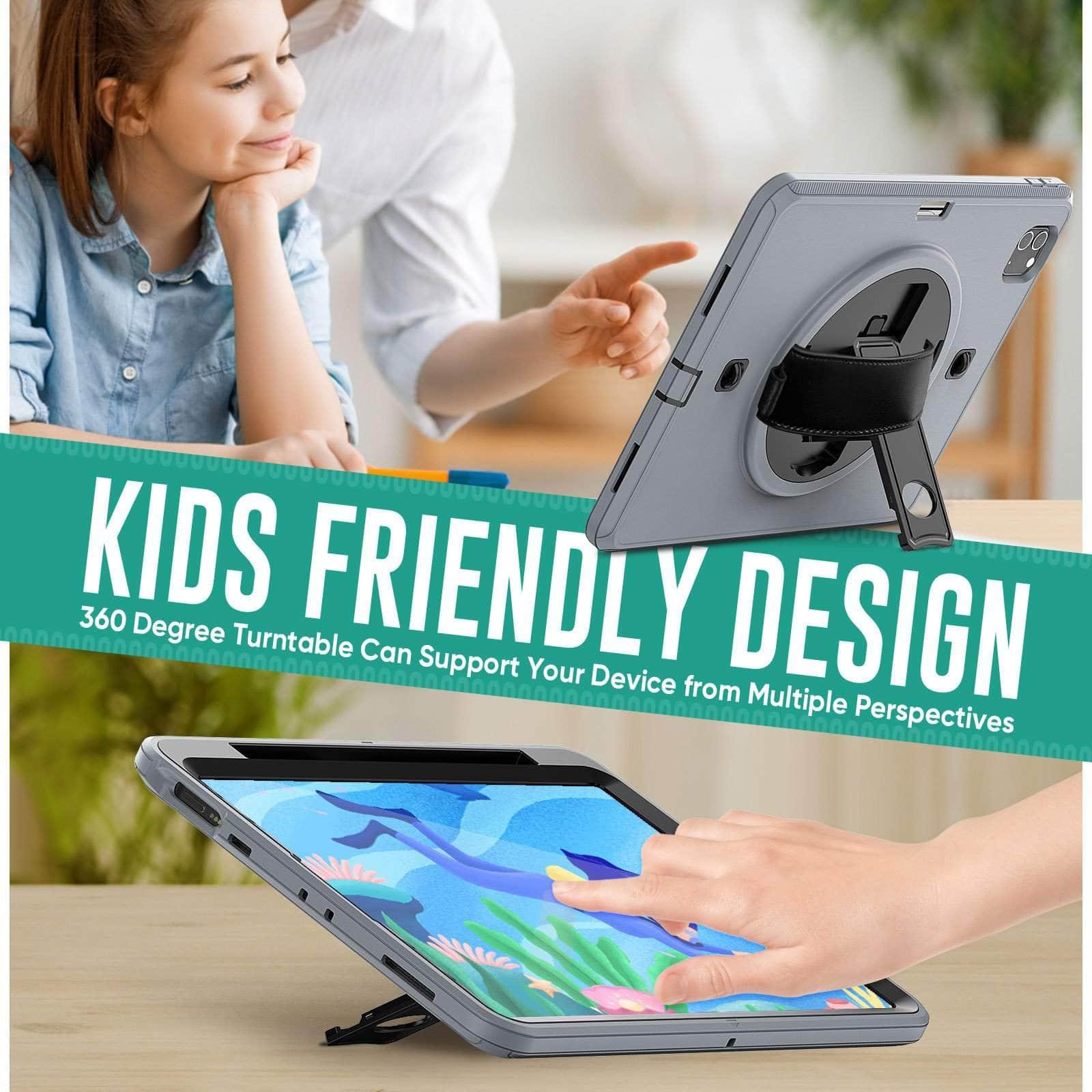 CaseBuddy Australia Casebuddy Rotation iPad 9 Kickstand Hand Strap Case