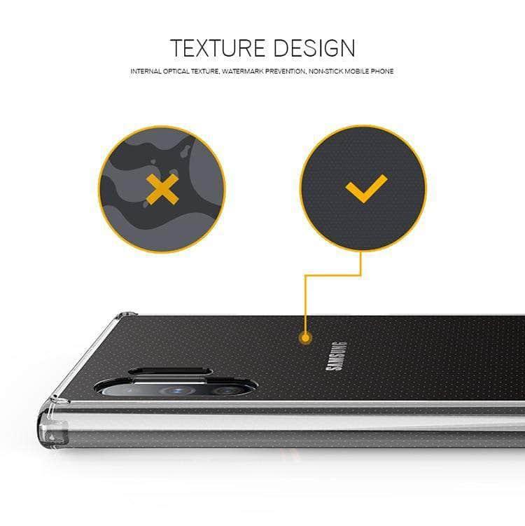 Samsung Galaxy Note 10 Plus 5G Case Transparent Silicon TPU Back Cover - CaseBuddy