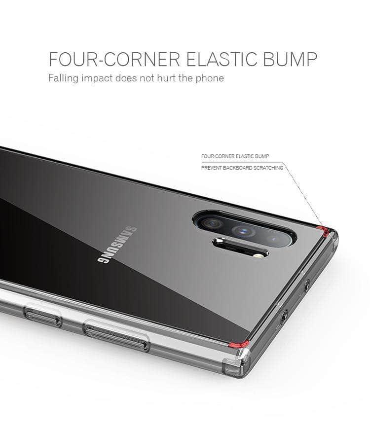 Samsung Galaxy Note 10 Plus 5G Case Transparent Silicon TPU Back Cover - CaseBuddy