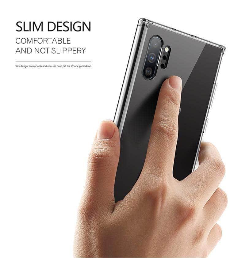 Samsung Galaxy Note 10 Plus 5G Case Transparent Silicon TPU Back Cover - CaseBuddy