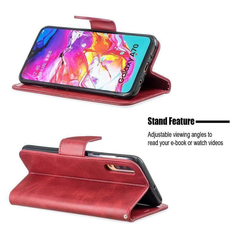 Samsung Galaxy Note 10 Plus A70 A20E A50 A40 A30 A10 J6 J4 Plus Vintage Flip Book Case - CaseBuddy