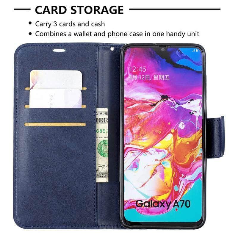 Samsung Galaxy Note 10 Plus A70 A20E A50 A40 A30 A10 J6 J4 Plus Vintage Flip Book Case - CaseBuddy