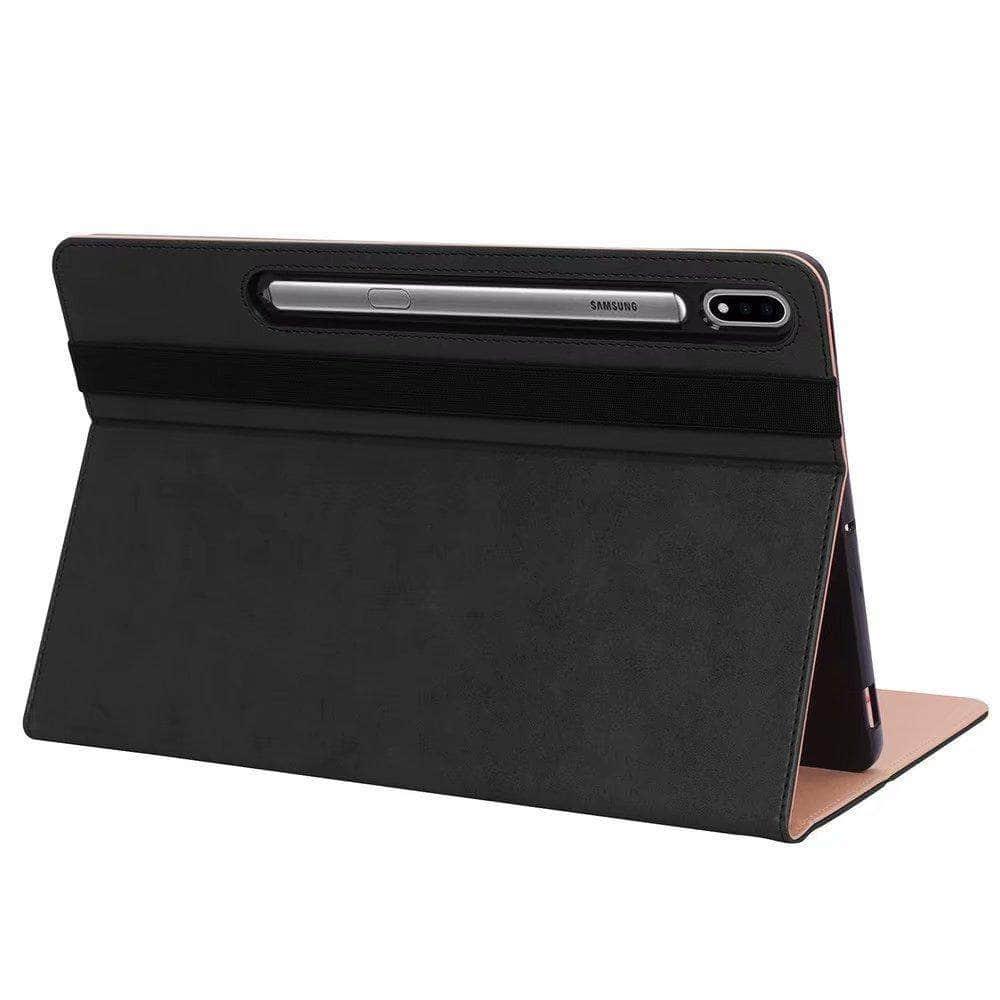 Slim Shell Case Galaxy Tab S7 Plus 12.4 T970 T975 Hand Holder - CaseBuddy
