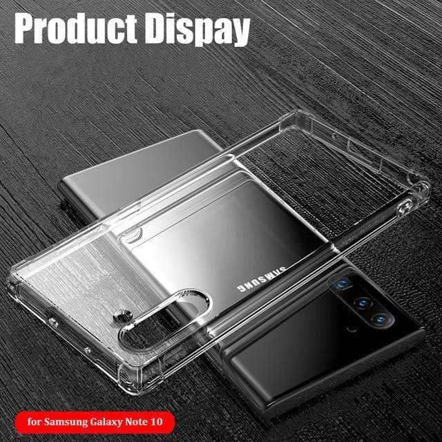 Slim Transparent TPU Case Samsung Galaxy Note 10 Plus Anti-knock Soft Silicone Back Shockproof Cover - CaseBuddy