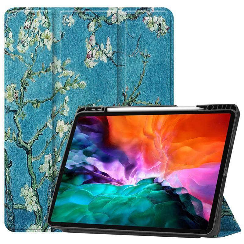 CaseBuddy Australia Casebuddy Tri-Fold Leather Flip Cover iPad Pro 2021 Protective Shell