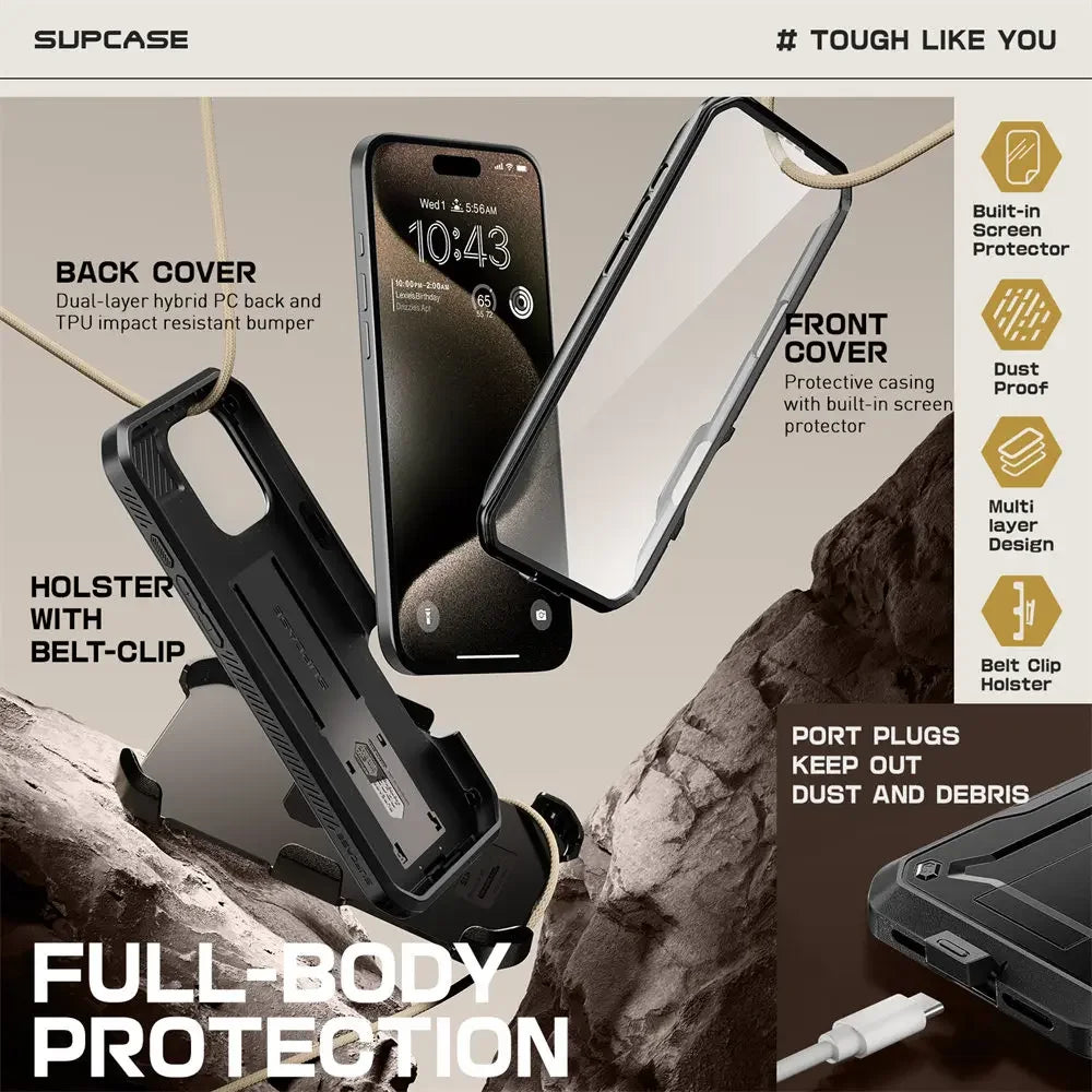 iPhone 16 Pro SUPCASE UB Pro Full-Body Rugged Case