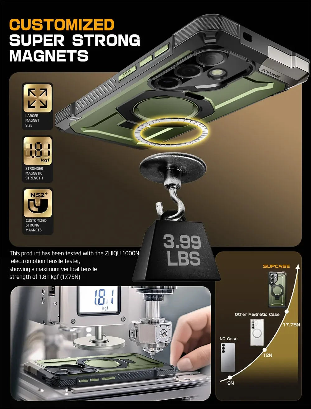 SUPCASE Galaxy S25 2025 UB Grip Anti-Scratch Heavy Duty Case