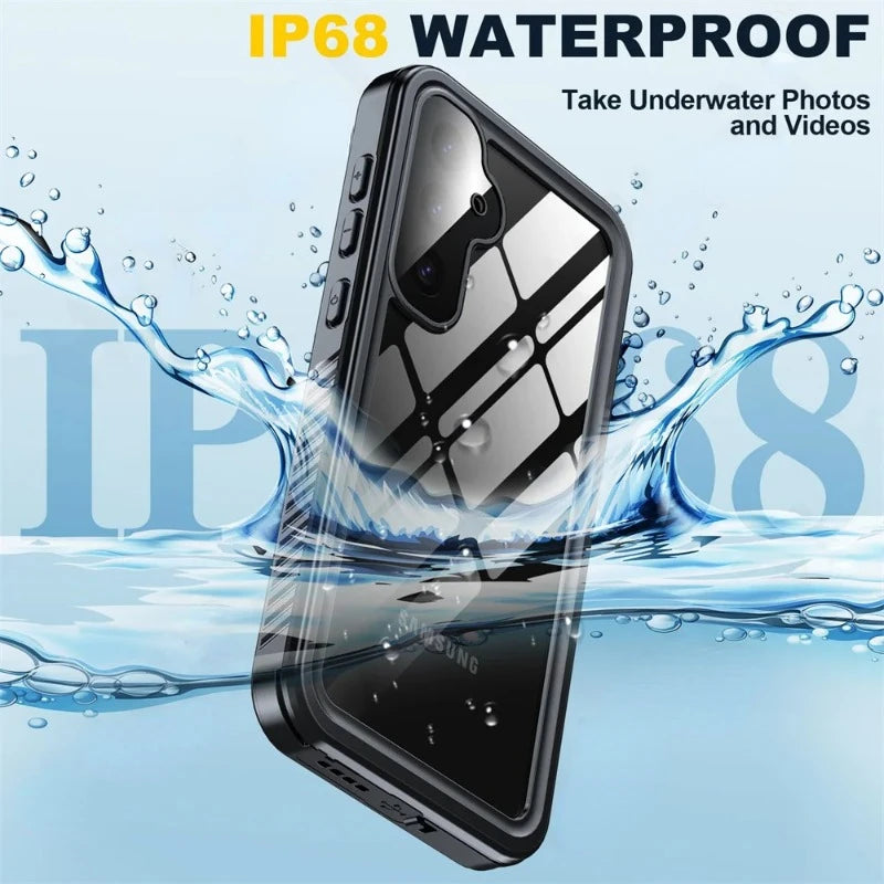 Galaxy S25 Ultra IP68 Waterproof Underwater Swimming Case