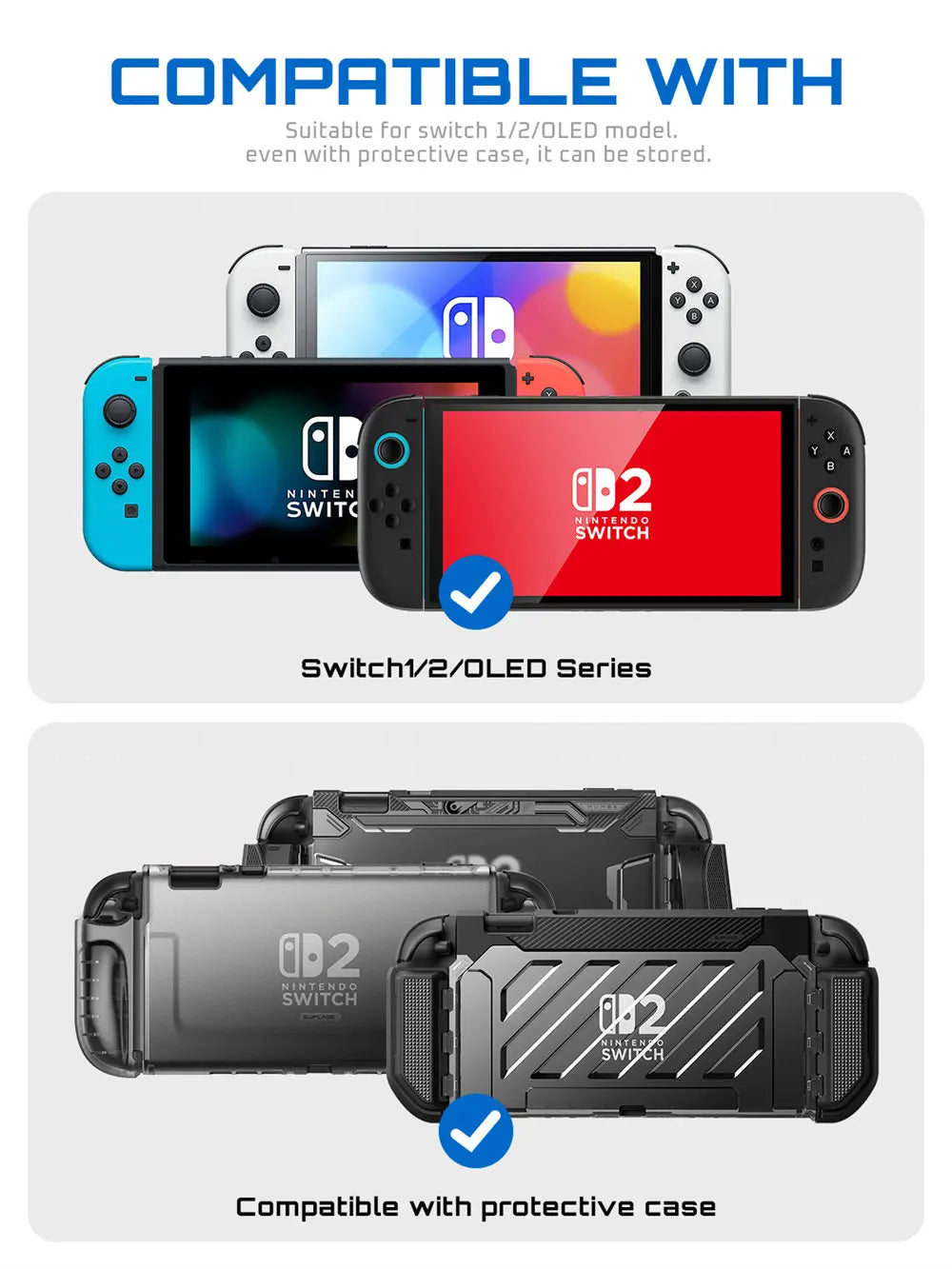 SUPCASE Spacious Nintendo Switch 2 Travel Bag