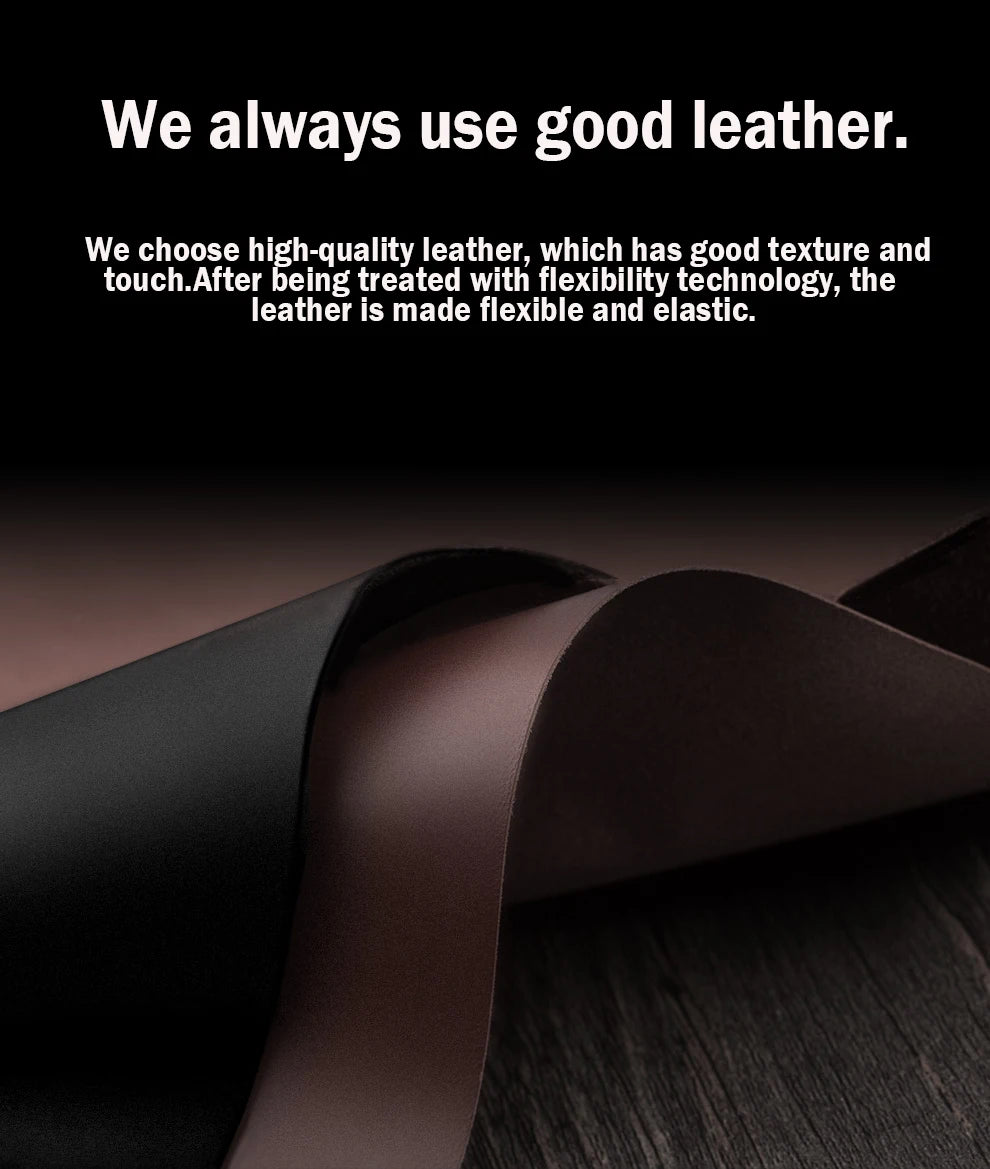 QIALINO Genuine Leather iPhone 17 Handmade Case