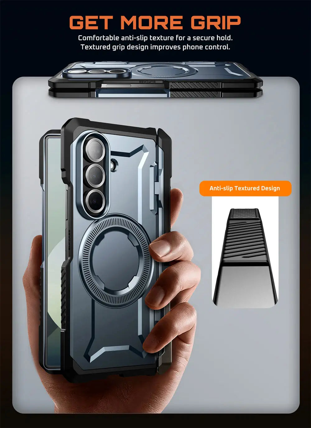 SUPCASE Z Fold 7 UB Grip Anti-Scratch Heavy Duty Case