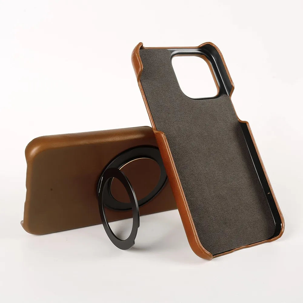 iPhone 16 Luxury 360° Genuine Leather Magsafe Case