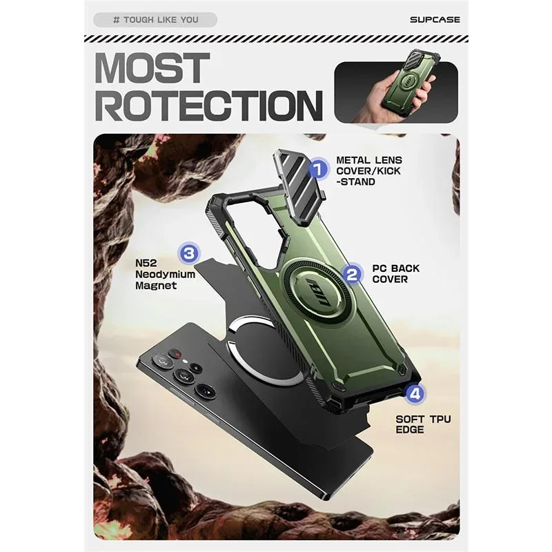 Galaxy S25 Ultra SUPCASE UB Mag XT Heavy Duty Rugged Kickstand