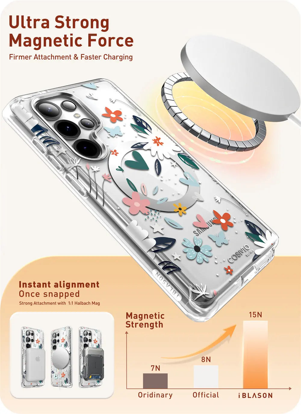 Galaxy S25 Ultra I-BLASON Cosmo Mag Slim Protective Case