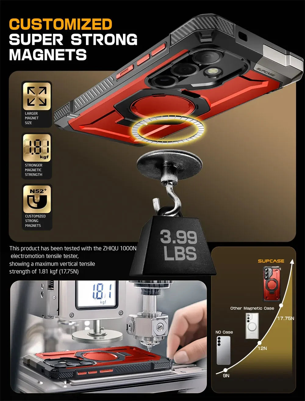 SUPCASE Galaxy S25 2025 UB Grip Anti-Scratch Heavy Duty Case