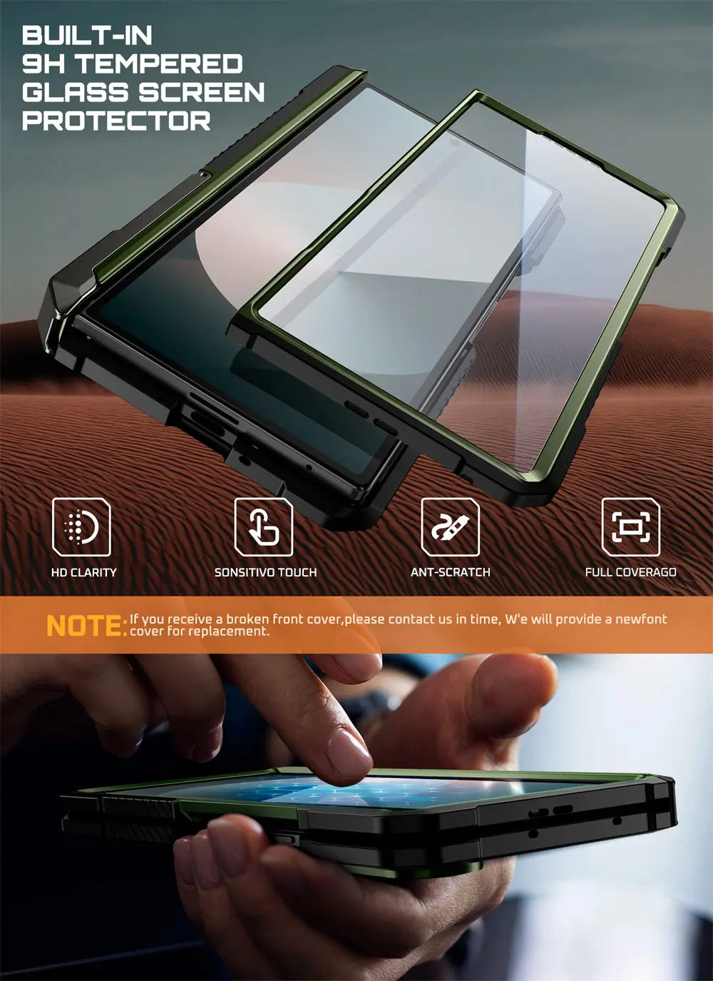 SUPCASE Z Fold 7 UB Grip Anti-Scratch Heavy Duty Case