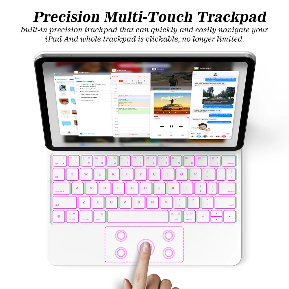 iPad Pro 13 2024 Magic Keyboard LCD Display Multi-Touch Trackpad