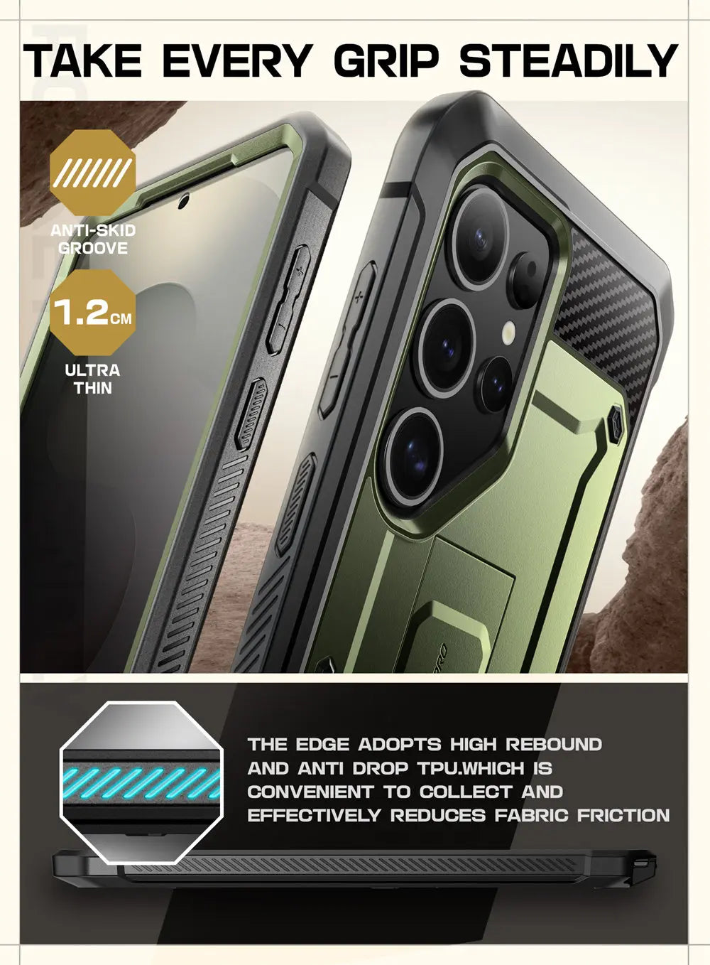 SUPCASE Galaxy S25 Ultra UB Pro Military-Grade Protection Case