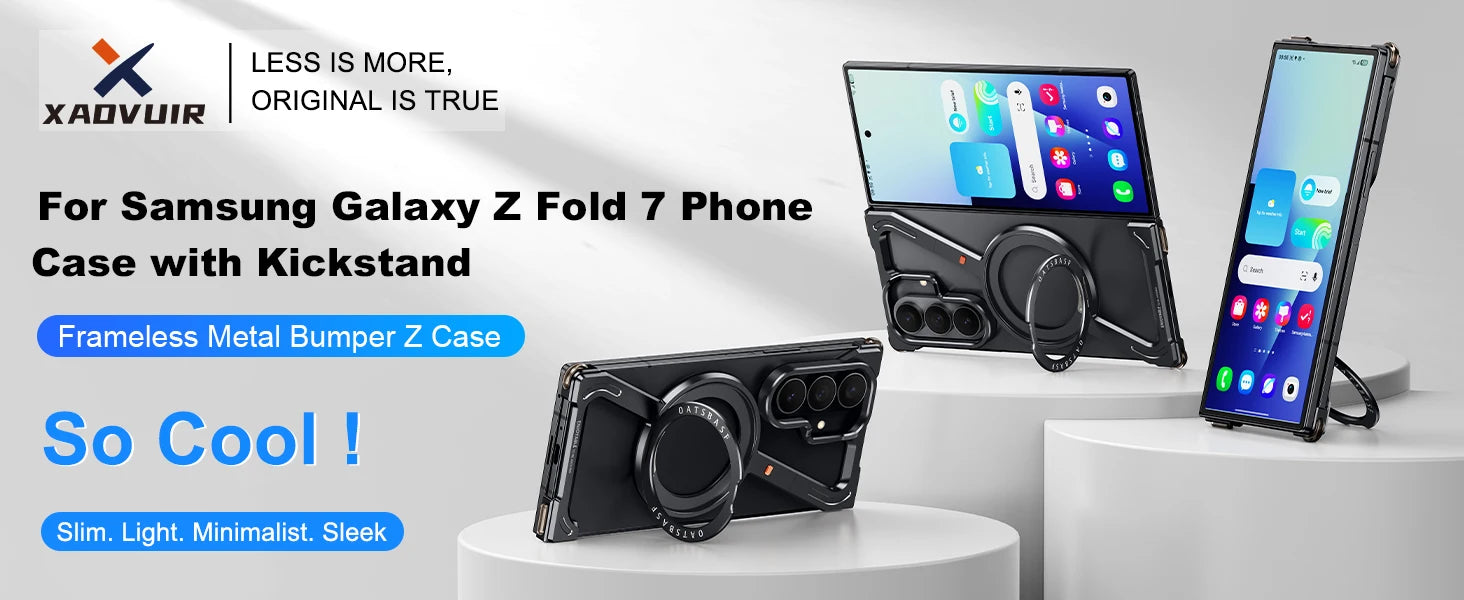 Aluminium Galaxy Z Fold 7 360° Magnetic Stand Cover
