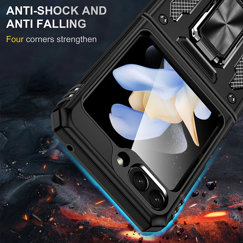 Rugged Armor Galaxy Z Flip 6 Slide Window Lens Case