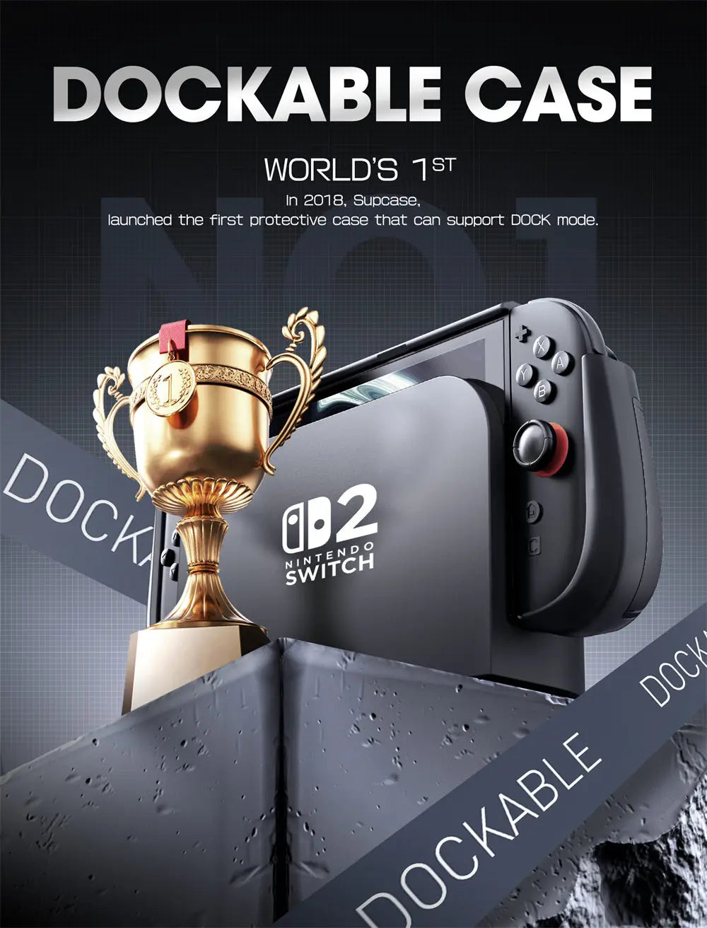 SUPCASE Nintendo Switch 2 Titan Series Dockable Case
