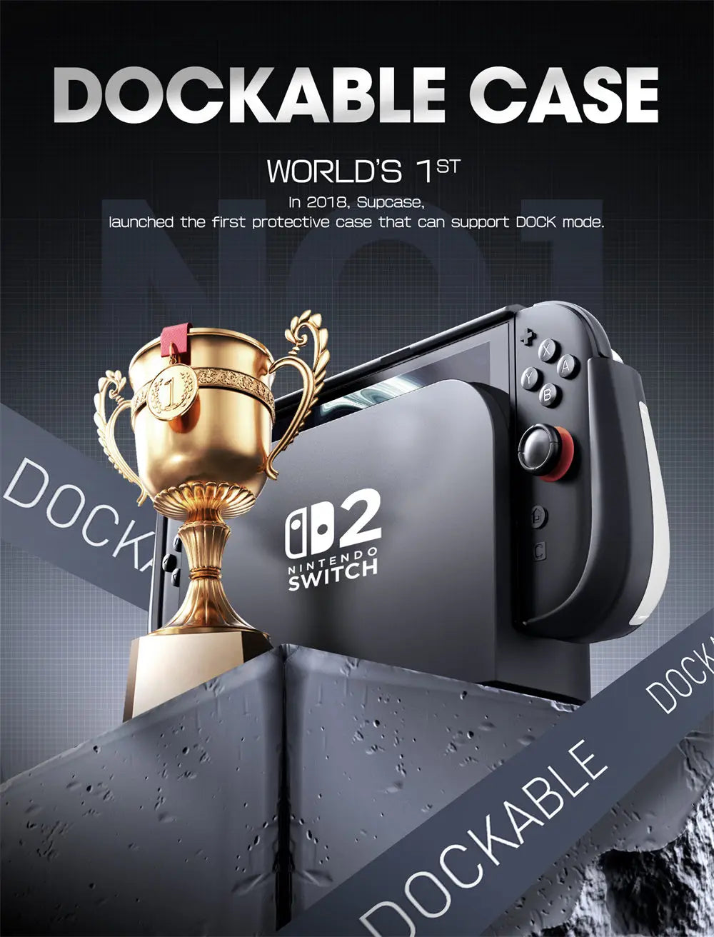 SUPCASE Nintendo Switch 2 Titan Series Dockable Case
