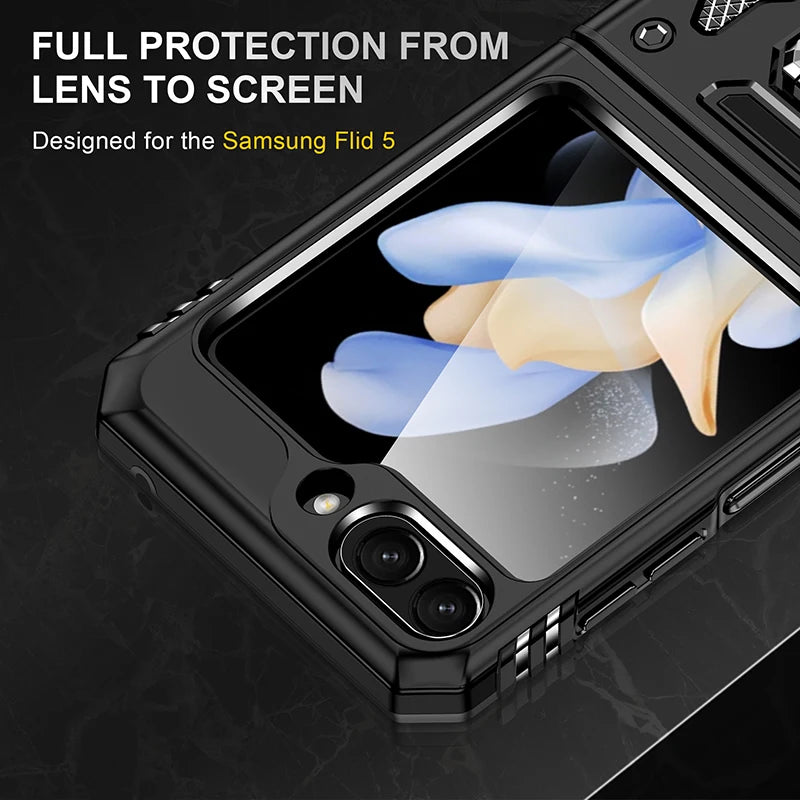 Rugged Armor Galaxy Z Flip 6 Slide Window Lens Case