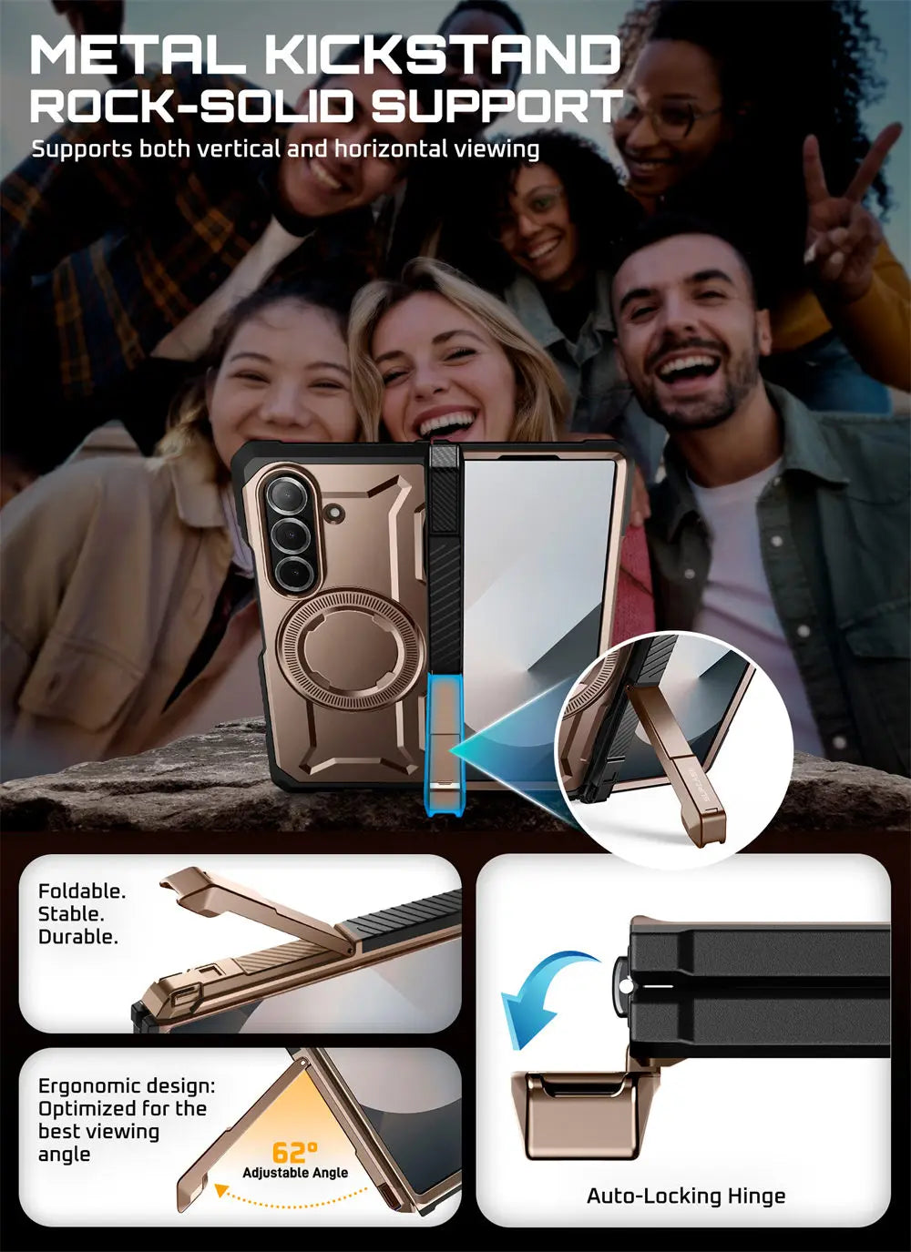 SUPCASE Z Fold 7 UB Grip Anti-Scratch Heavy Duty Case