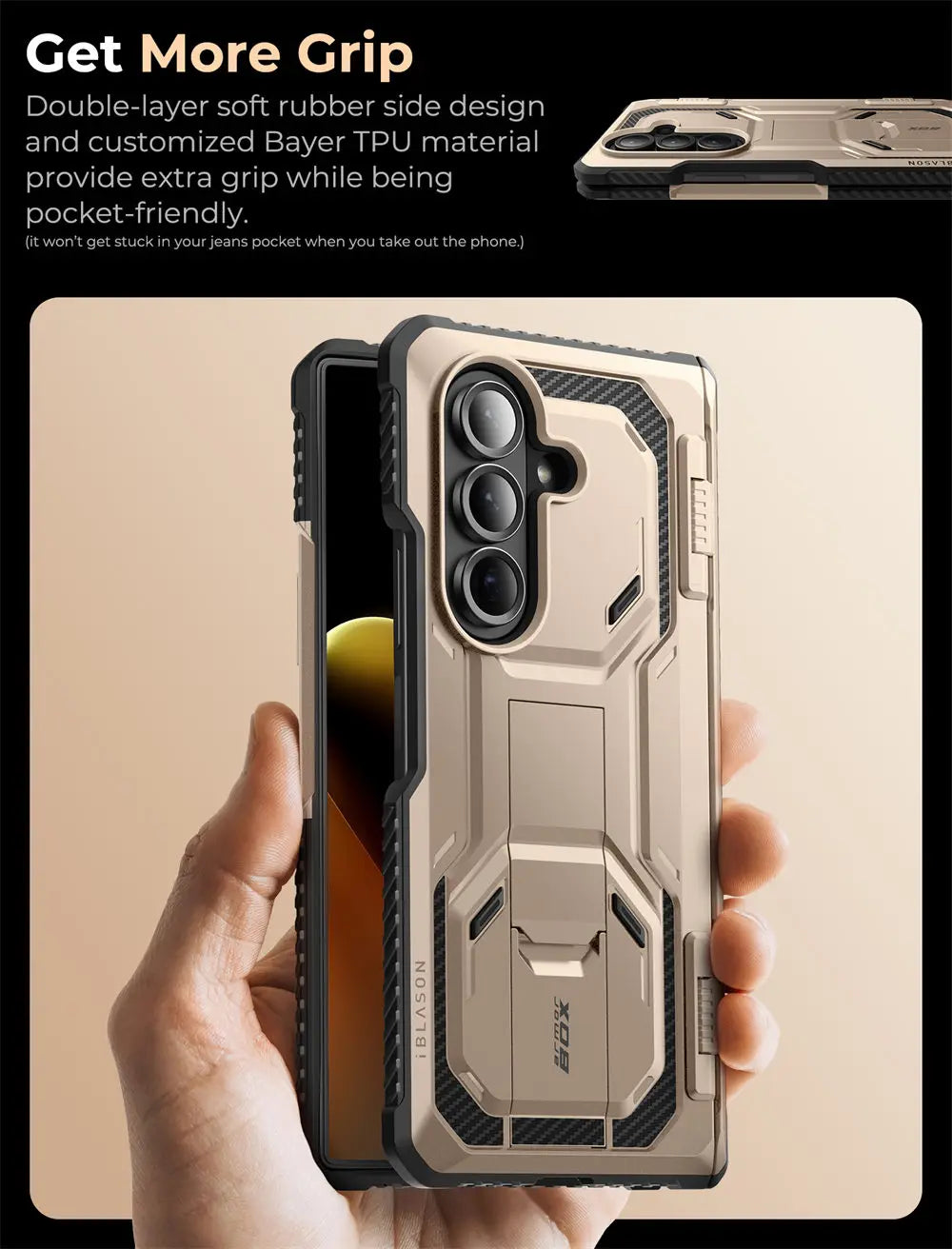 I-BLASON Z Fold 7 Armorbox Protective Phone Case