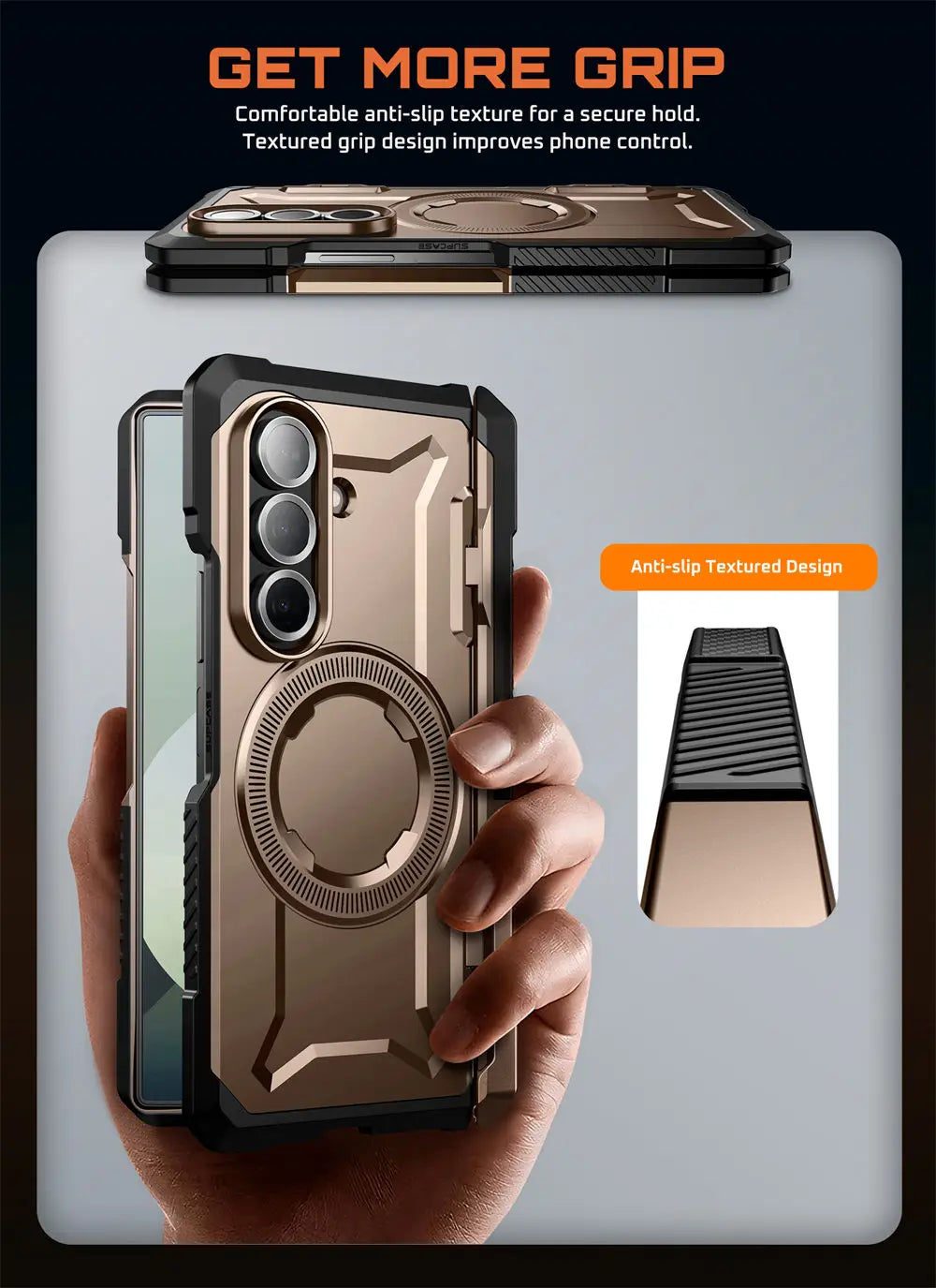 SUPCASE Z Fold 7 UB Grip Anti-Scratch Heavy Duty Case