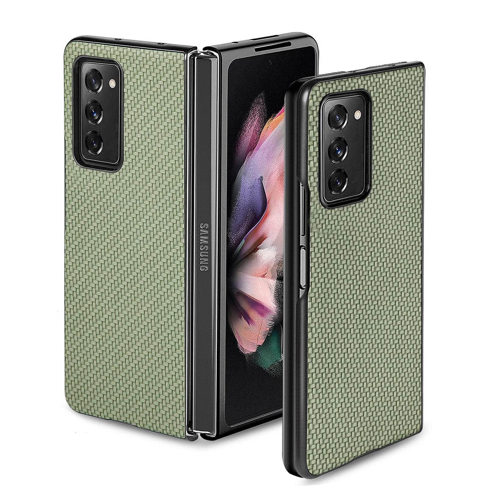 Anti-Slip Carbon Galaxy Z Fold 5 Cover