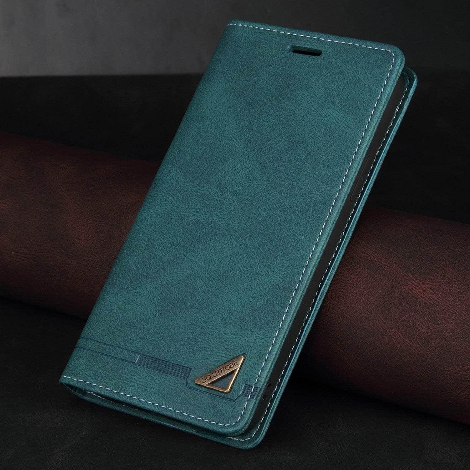 Anti-theft Galaxy A14 Leather Wallet