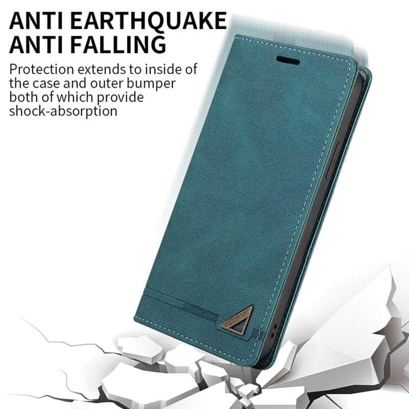 Anti-theft Galaxy A34 Leather Wallet