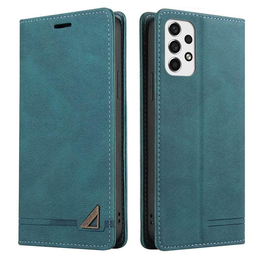 Anti-theft Galaxy A54 Leather Wallet