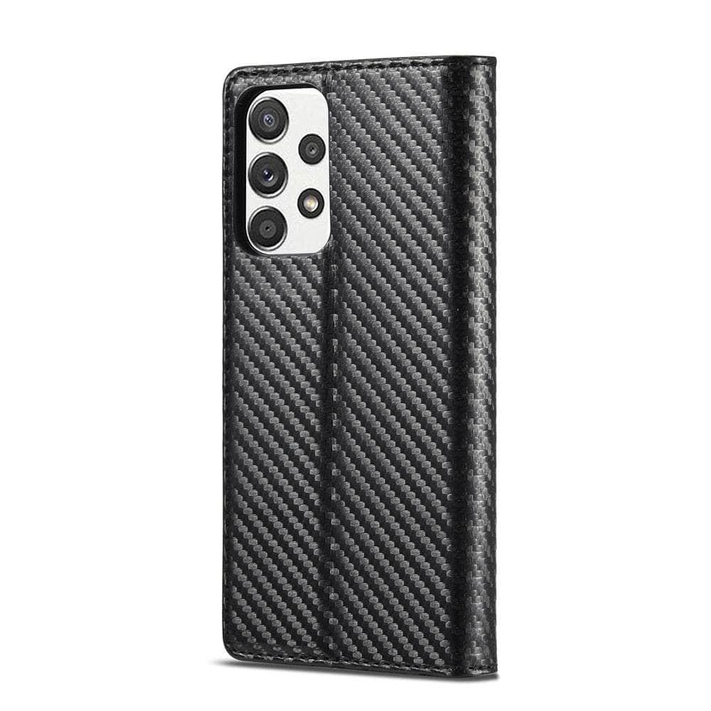 Carbon Fiber Vegan Leather Galaxy A34 Case