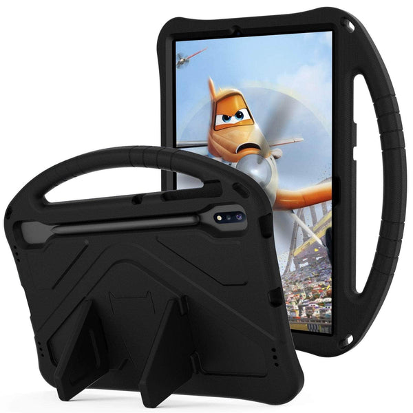 Casebuddy Black / S9 Plus SM-X810 816B Kids EVA Case Galaxy Tab S9 Plus Handholder