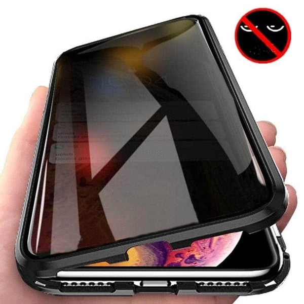 Casebuddy Magnetic Tempered iPhone 15 Glass Privacy Case