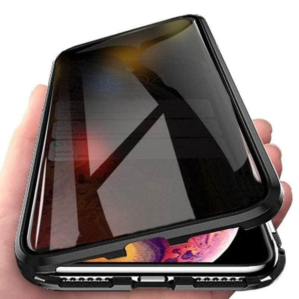 Casebuddy Magnetic Tempered iPhone 15 Pro Max Glass Privacy Case
